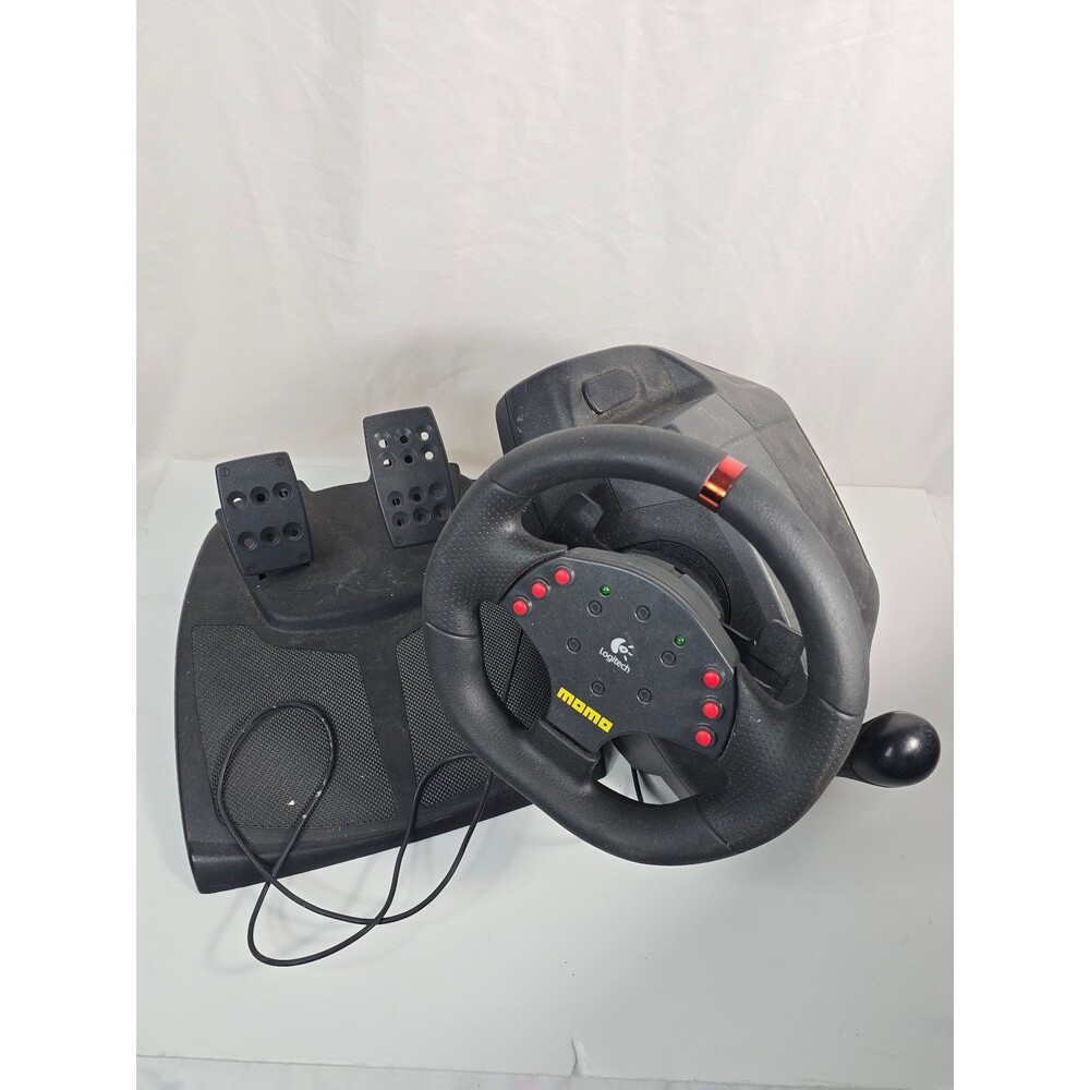 Logitech MOMO Racing Force Feedback Steering Wheel and Pedals